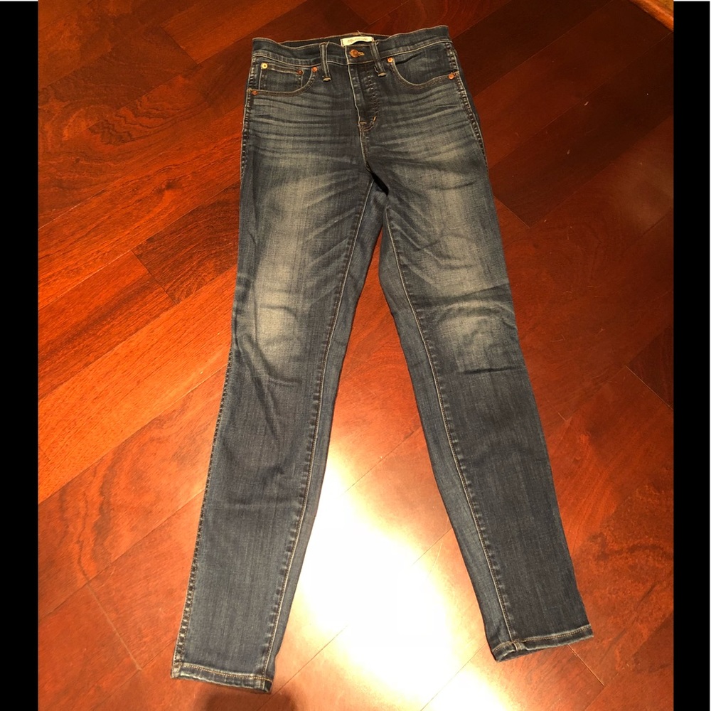 Madewell 10 in High Rise Skinny Jeans